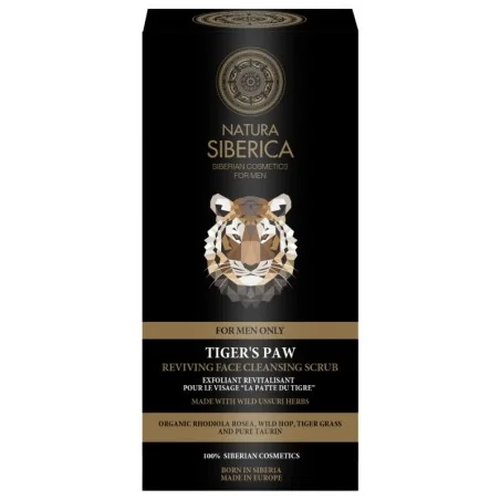 Natura Siberica Homme Exfoliant Revitalisant Visage La Patte du Tigre 150 ml