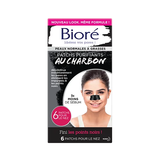 Biore PATCHS PURIFIANTS AU CHARBON