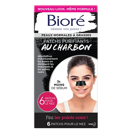 Biore PATCHS PURIFIANTS AU CHARBON